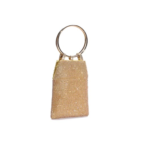 CORIOS Strass Clutch Tasche Damen Abendtasche Hochzeit Brautbörse Shiny Diamant Handtasche Klein Tasche Elegante Luxus Umhängetasche Kette Schultertasche Gold CORIOS Strass Clutch Tasche Damen Abendtasche Hochzeit Brautbörse Shiny Diamant Handtasche Klein Tasche Elegante Luxus Umhängetasche Kette Schultertasche Gold von CORIOS