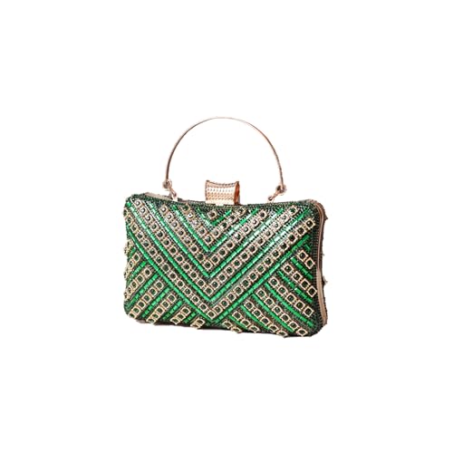 CORIOS Strasssteine Abendtasche für Frauen Strass Clutch Tasche Damen Klein Tasche Diamant Handtasche Elegante Schultertasche Bling Umhängetasche für Hochzeit Abschlussball Grün CORIOS Strasssteine Abendtasche für Frauen Strass Clutch Tasche Damen Klein Tasche Diamant Handtasche Elegante Schultertasche Bling Umhängetasche für Hochzeit Abschlussball Grün von CORIOS