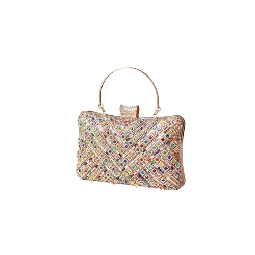 CORIOS Strasssteine Abendtasche für Frauen Strass Clutch Tasche Damen Klein Tasche Diamant Handtasche Elegante Schultertasche Bling Umhängetasche für Hochzeit Abschlussball Mehrfarbig CORIOS Strasssteine Abendtasche für Frauen Strass Clutch Tasche Damen Klein Tasche Diamant Handtasche Elegante Schultertasche Bling Umhängetasche für Hochzeit Abschlussball Mehrfarbig von CORIOS