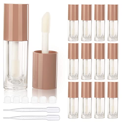 COSIDEA 14 Leere 6 ml Große Pinsel-Lipgloss-Röhren für DIY, Hautfarbene Behälter COSIDEA 14 Leere 6 ml Große Pinsel-Lipgloss-Röhren für DIY, Hautfarbene Behälter von COSIDEA