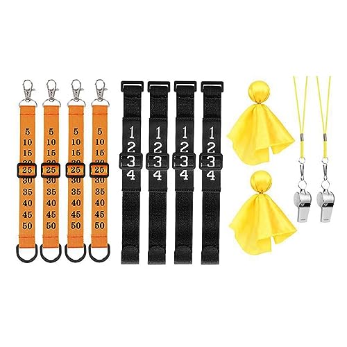 COSINE Set mit Clips für Schiedsrichterkette, Fußball, Schiedsrichterausrüstung, Fußball-Marker, für Schiedsrichterausrüstung, hohe Qualität von COSINE