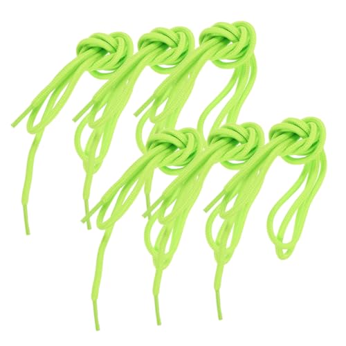 COSMEVIVI 6St Schnürsenkel Elastic Shoe Laces Hockey Schuhe Laufschuh Running Shoe Schuhdekoration Schuhzubehör Schuhriemen für Turnschuhe Riemen für Hockey-Sportschuhe Polyester Light Green von COSMEVIVI