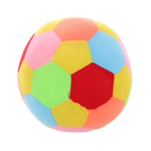 COSMEVIVI Montessori Ball Aus Weichem Stoff Für Babys Bunter Plüschball Mit Sensorischer Entwicklung Für Säuglinge Und Kleinkinder Greif Und Motorik 13 cm von COSMEVIVI