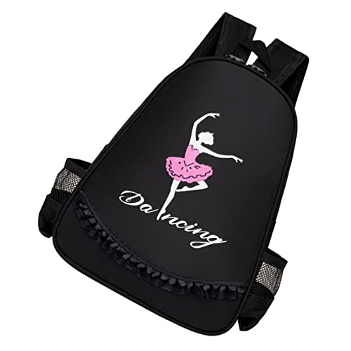 COSMEVIVI Tanztasche Rucksack Für Kleine Mädchen Tanzrucksack Für Mädchen Mädchenrucksack Mini-tierrucksäcke Modische Schultasche Rucksack Für Ballettmädchen Moderucksack Black Polyester von COSMEVIVI