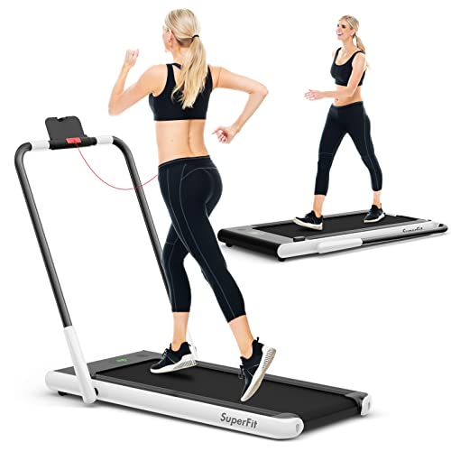 COSTWAY 2 in 1 Laufband klappbar 2,25HP, Walking Pad unter dem Schreibtisch mit APP, Bluetooth und Fernbedienung, 1-12 km/h, Laufband für Zuhause COSTWAY 2 in 1 Laufband klappbar 2,25HP, Walking Pad unter dem Schreibtisch mit APP, Bluetooth und Fernbedienung, 1-12 km/h, Laufband für Zuhause von COSTWAY