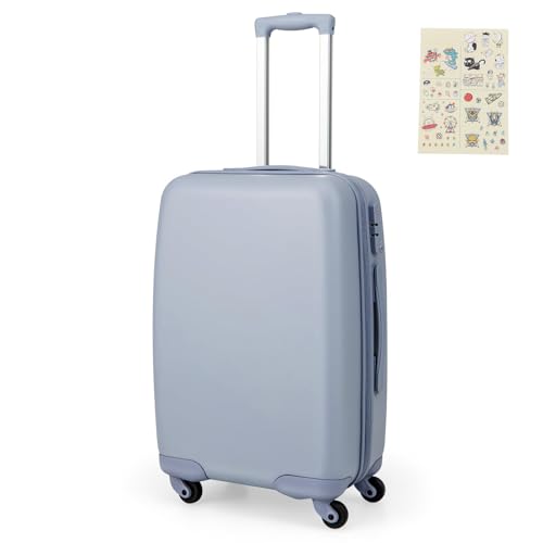 COSTWAY 20” Kinderkoffer, Kindertrolley mit Rollen & TSA-Schloss, Kindergepäck PC mit Aufkleber & teleskopischem Handgriff, Handgepäck Reisegepäck Hartschalenkoffer für Jungen & Mädchen (Blau) COSTWAY 20” Kinderkoffer, Kindertrolley mit Rollen & TSA-Schloss, Kindergepäck PC mit Aufkleber & teleskopischem Handgriff, Handgepäck Reisegepäck Hartschalenkoffer für Jungen & Mädchen (Blau) von COSTWAY