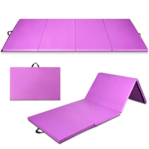 COSTWAY 240 x 120 x 5 cm Weichbodenmatte, Gymnastikmatte klappbar, Turnmatte mit Klettverschluss und 2 Tragegriffe, Yogamatte, Klappmatte, Fitnessmatte für Zuhause COSTWAY 240 x 120 x 5 cm Weichbodenmatte, Gymnastikmatte klappbar, Turnmatte mit Klettverschluss und 2 Tragegriffe, Yogamatte, Klappmatte, Fitnessmatte für Zuhause von COSTWAY
