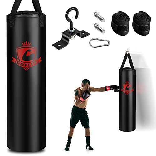 COSTWAY 28,5 kg Boxsack-Set für Erwachsene, Hängender Boxsack mit 12 oz Boxhandschuhen & Handschlaufen, Punching Bag für Muay Thai, Krav MAGA, Taekwondo, Karate, Boxing Bag inkl. Deckenhaken COSTWAY 28,5 kg Boxsack-Set für Erwachsene, Hängender Boxsack mit 12 oz Boxhandschuhen & Handschlaufen, Punching Bag für Muay Thai, Krav MAGA, Taekwondo, Karate, Boxing Bag inkl. Deckenhaken von COSTWAY