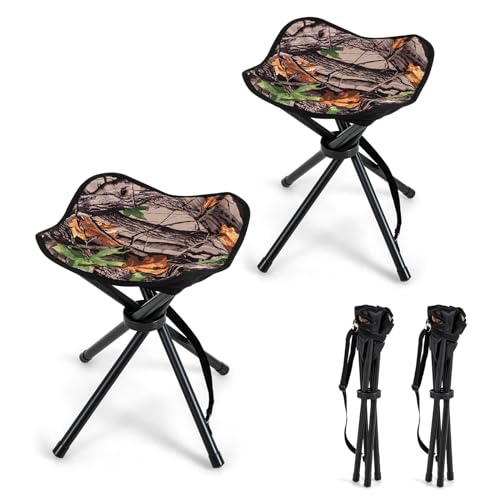 COSTWAY 2er Set Klapphocker, Campinghocker faltbar leicht, Dreibeinhocker mit Schultergurt, tragbarer Camping Hocker bis 150 kg belastbar, Angelhocker für Camping, Wandern, Jagen, Angeln, Reisen COSTWAY 2er Set Klapphocker, Campinghocker faltbar leicht, Dreibeinhocker mit Schultergurt, tragbarer Camping Hocker bis 150 kg belastbar, Angelhocker für Camping, Wandern, Jagen, Angeln, Reisen von COSTWAY