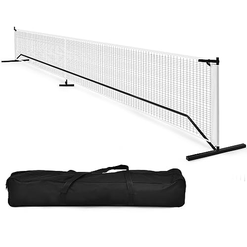 COSTWAY 670 x 92cm tragbares Tennisnetz, Pickleball-Netz in offizieller Größe mit Metallrahmen & Tragetasche, Volleyballnetz Federballnetz Mehrzwecknetz Outdoor wetterfest für Kinder Erwachsene COSTWAY 670 x 92cm tragbares Tennisnetz, Pickleball-Netz in offizieller Größe mit Metallrahmen & Tragetasche, Volleyballnetz Federballnetz Mehrzwecknetz Outdoor wetterfest für Kinder Erwachsene von COSTWAY