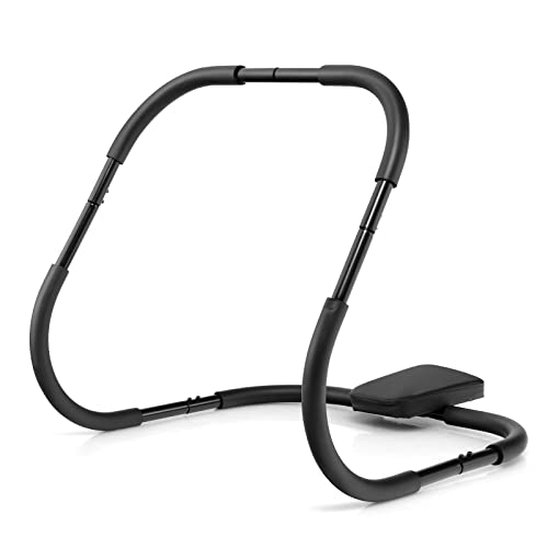 COSTWAY Ab Roller Bauchtrainer, 73 x 73 x 64 cm, Bauchmuskeltrainer Gerät, Situp Trainingsgerät, Po Trainer für Zuhause (Schwarz) COSTWAY Ab Roller Bauchtrainer, 73 x 73 x 64 cm, Bauchmuskeltrainer Gerät, Situp Trainingsgerät, Po Trainer für Zuhause (Schwarz) von COSTWAY