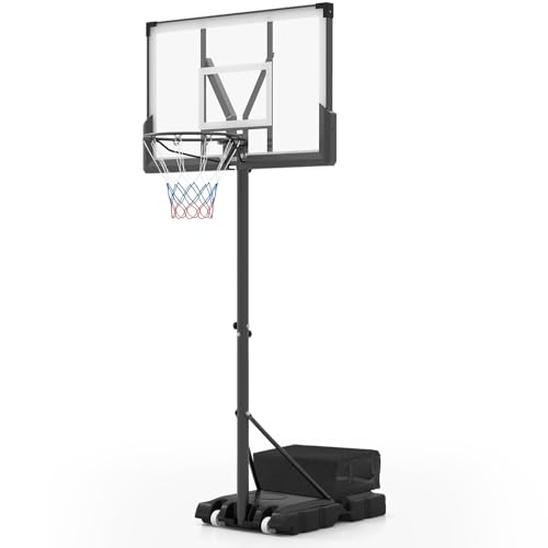 COSTWAY Basketballkorb Outdoor, Basketballständer 125-305 cm höhenverstellbar, Schwimmbad Basketballkorb mit Ständer, Gewichtssack & 2 Netzen, tragbare Korbanlage für Kinder, Erwachsene COSTWAY Basketballkorb Outdoor, Basketballständer 125-305 cm höhenverstellbar, Schwimmbad Basketballkorb mit Ständer, Gewichtssack & 2 Netzen, tragbare Korbanlage für Kinder, Erwachsene von COSTWAY