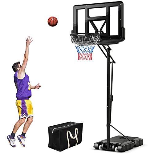 COSTWAY Basketballkorb Outdoor, Basketballständer 135-305 cm höhenverstellbar, Basketballkorb mit Ständer, 2 Rädern & Gewichtssack, Mobile Korbanlage Basketballanlage für Kinder, Erwachsene COSTWAY Basketballkorb Outdoor, Basketballständer 135-305 cm höhenverstellbar, Basketballkorb mit Ständer, 2 Rädern & Gewichtssack, Mobile Korbanlage Basketballanlage für Kinder, Erwachsene von COSTWAY