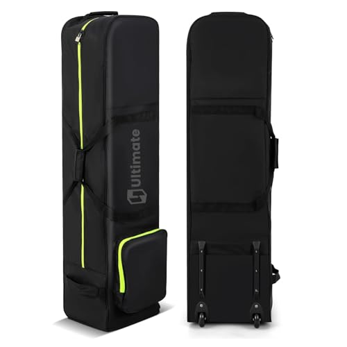COSTWAY Golf Reisetasche mit Rädern, Golfbag faltbar für Fluglinien mit Schlüssel & Aufbewahrungstasche, Golftasche Golfschlägertasche für Reisen und Flüge, 31,5 x 25,5 x 128cm COSTWAY Golf Reisetasche mit Rädern, Golfbag faltbar für Fluglinien mit Schlüssel & Aufbewahrungstasche, Golftasche Golfschlägertasche für Reisen und Flüge, 31,5 x 25,5 x 128cm von COSTWAY