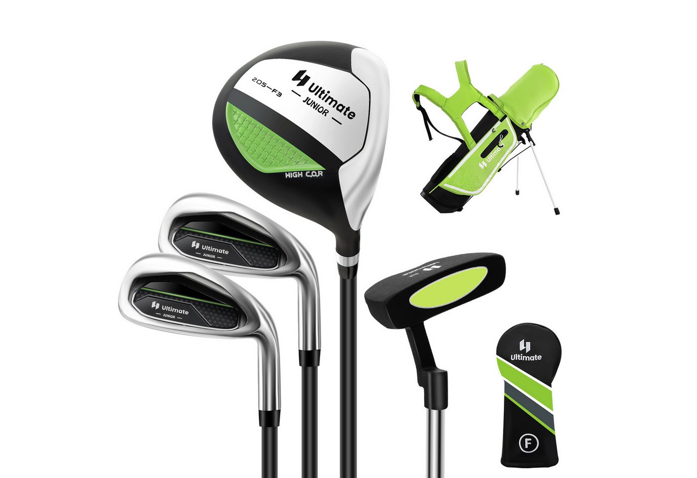 COSTWAY Golfschläger + Golfbag, 4-tlg., Rechtshand, für Kinder von 5-7 Jahren COSTWAY Golfschläger + Golfbag, 4-tlg., Rechtshand, für Kinder von 5-7 Jahren von COSTWAY