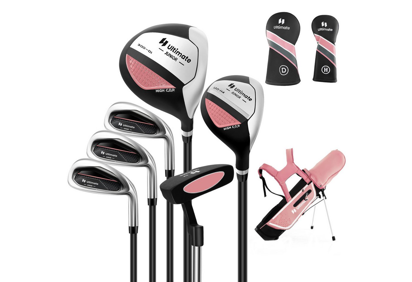 COSTWAY Golfschläger + Golfbag, 6-tlg., Rechtshand, für 11-13 Jahren Kinder COSTWAY Golfschläger + Golfbag, 6-tlg., Rechtshand, für 11-13 Jahren Kinder von COSTWAY