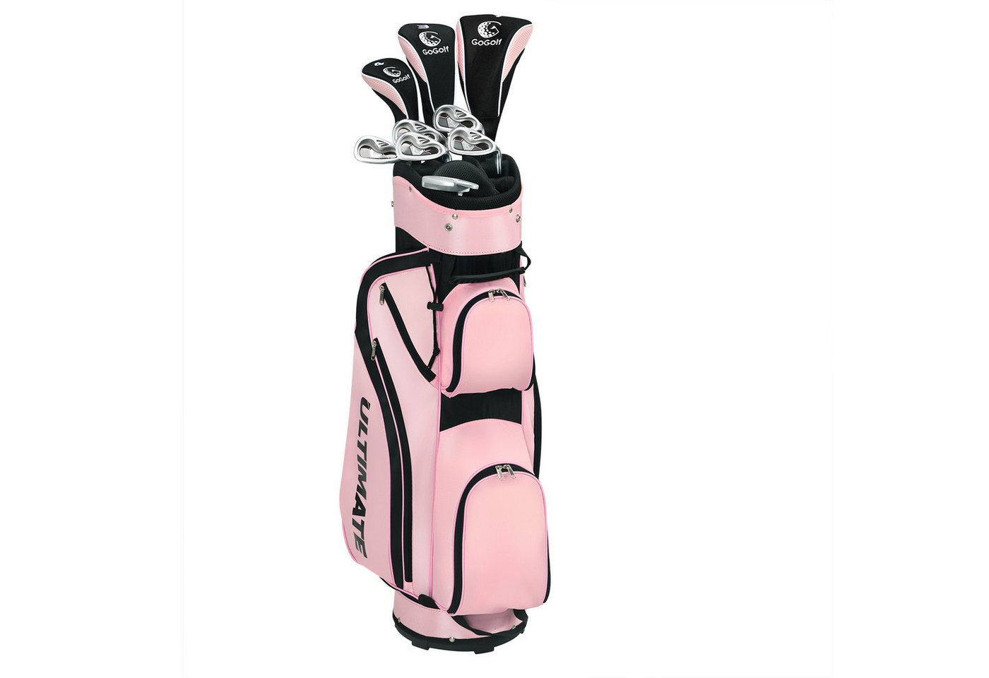 COSTWAY Golfschläger + Golfbag Golfset, Damen, 9-teiliges Komplettset von COSTWAY