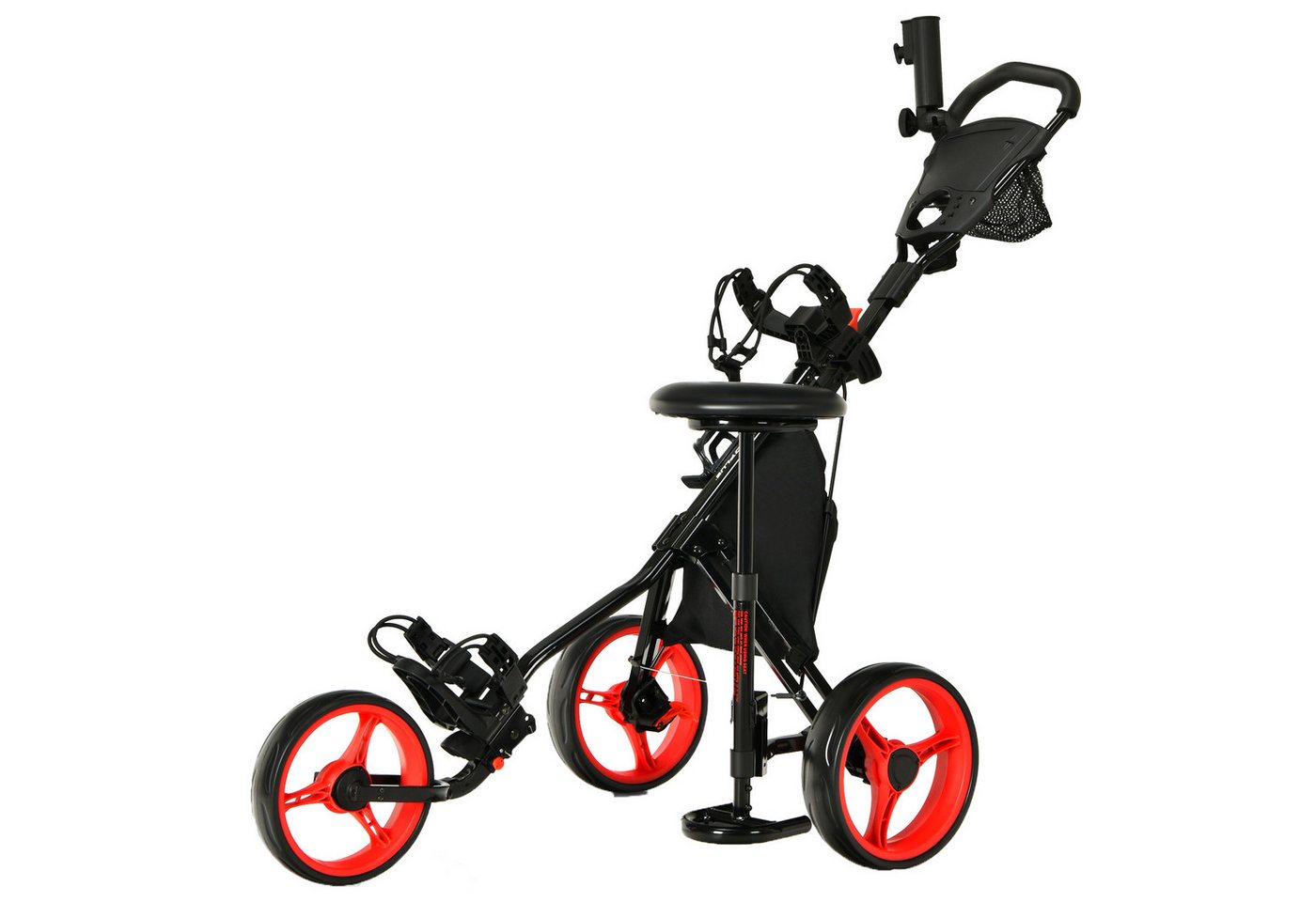 COSTWAY Golftrolley 3-Rad, mit Getränkehalter, Bremse, verstellbar COSTWAY Golftrolley 3-Rad, mit Getränkehalter, Bremse, verstellbar von COSTWAY