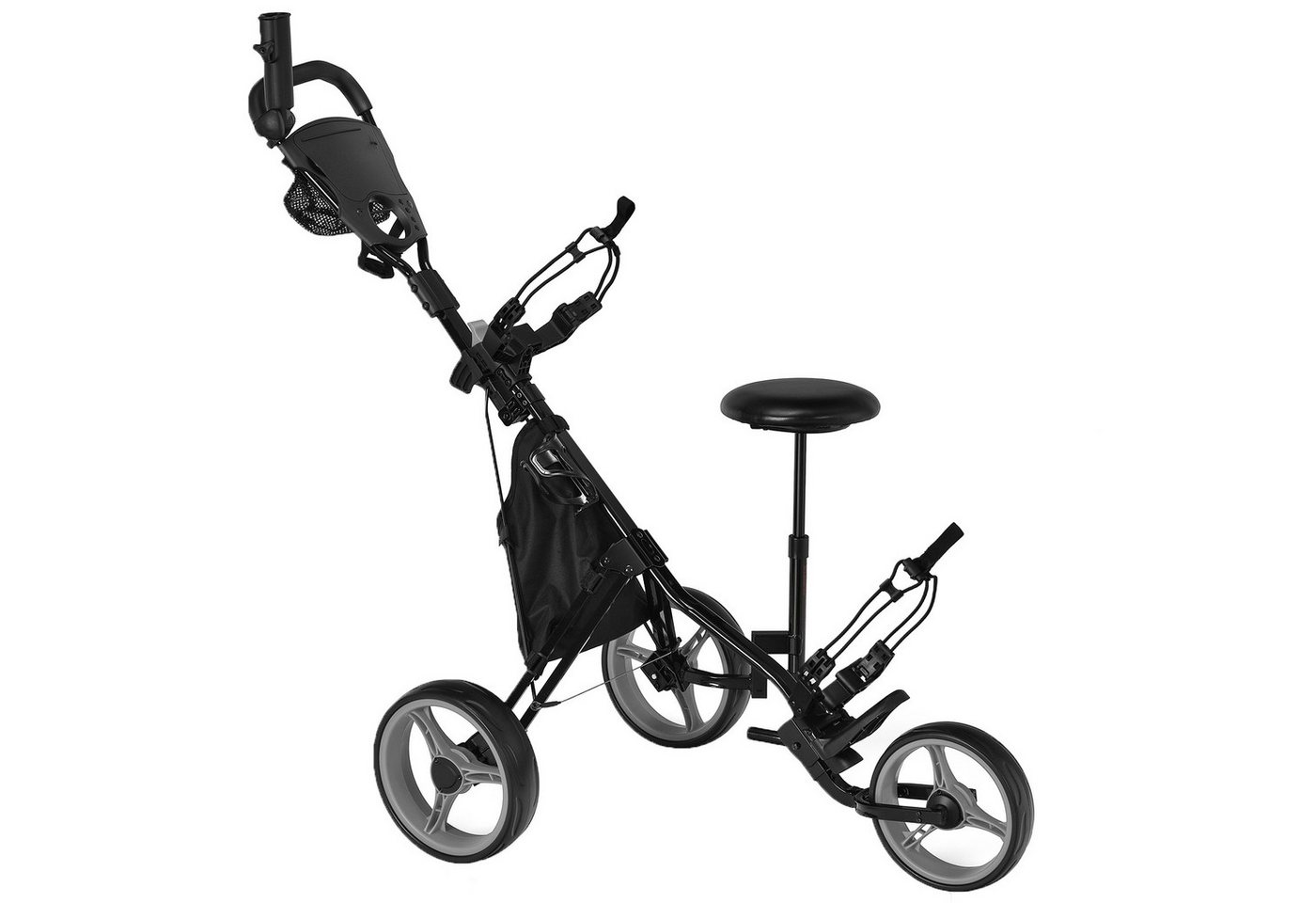 COSTWAY Golftrolley 3-Rad, mit Getränkehalter, Bremse, verstellbar COSTWAY Golftrolley 3-Rad, mit Getränkehalter, Bremse, verstellbar von COSTWAY