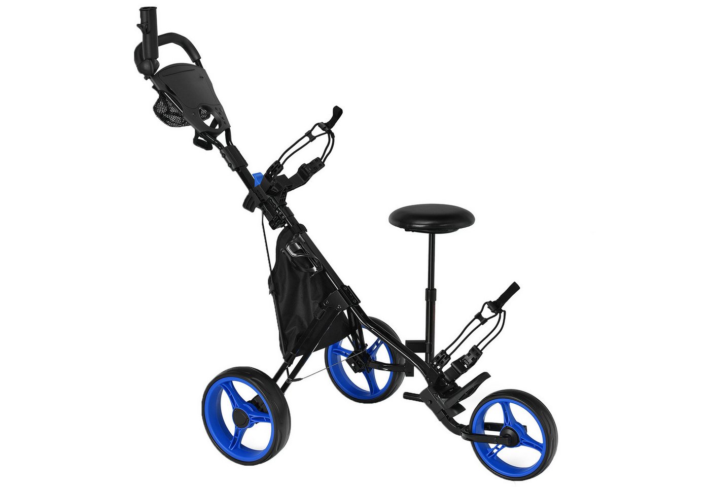 COSTWAY Golftrolley 3-Rad, mit Getränkehalter, Bremse, verstellbar COSTWAY Golftrolley 3-Rad, mit Getränkehalter, Bremse, verstellbar von COSTWAY