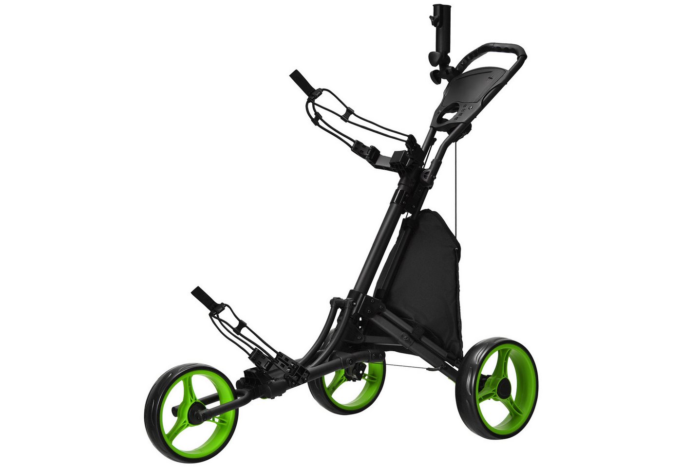COSTWAY Golftrolley 3-Rad, mit verstellbarem Griff, Tasche COSTWAY Golftrolley 3-Rad, mit verstellbarem Griff, Tasche von COSTWAY