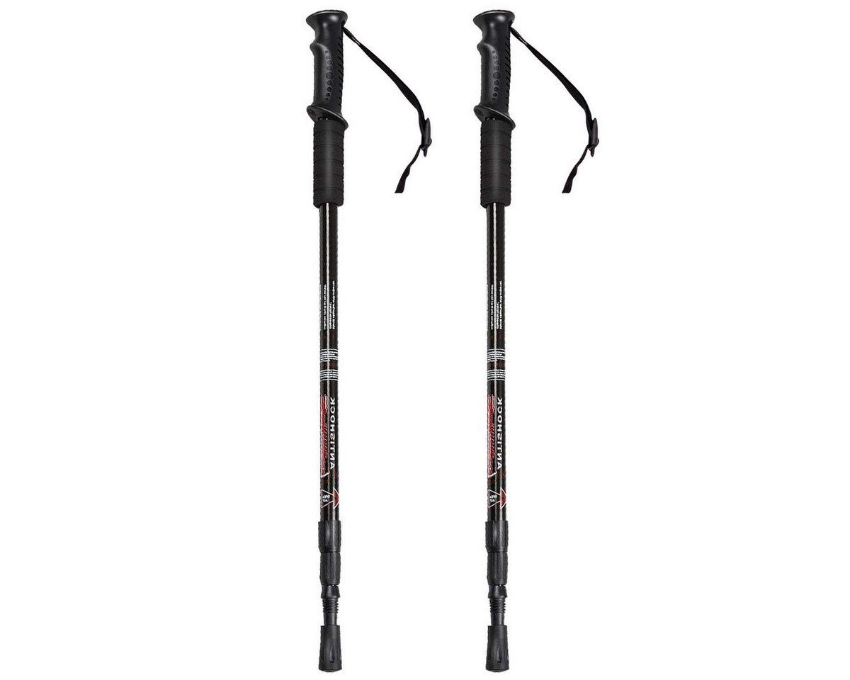 COSTWAY Nordic-Walking-Stöcke (2 St), 65-135cm verstellbar, Alu von COSTWAY