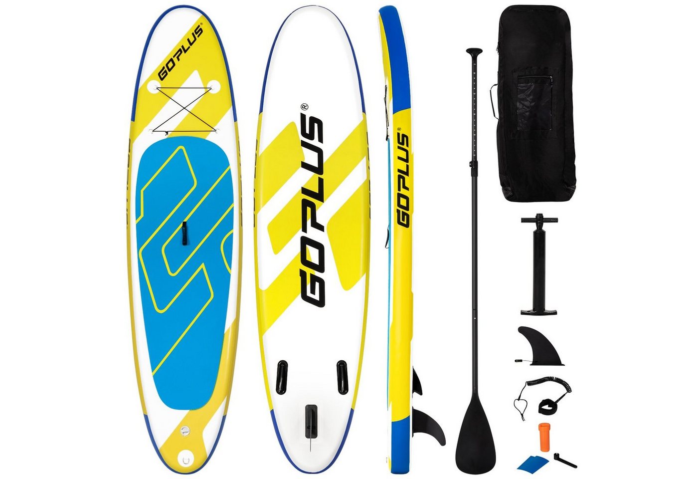 COSTWAY SUP-Board Stand Up Paddling Board, mit Paddel & Pumpe von COSTWAY