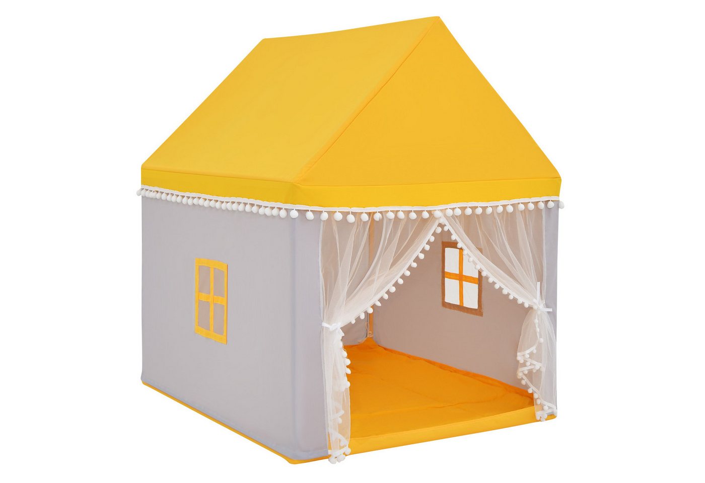 COSTWAY Spielzelt Kinder, mit Baumwolldecke, Fenster 120x105x140cm COSTWAY Spielzelt Kinder, mit Baumwolldecke, Fenster 120x105x140cm von COSTWAY