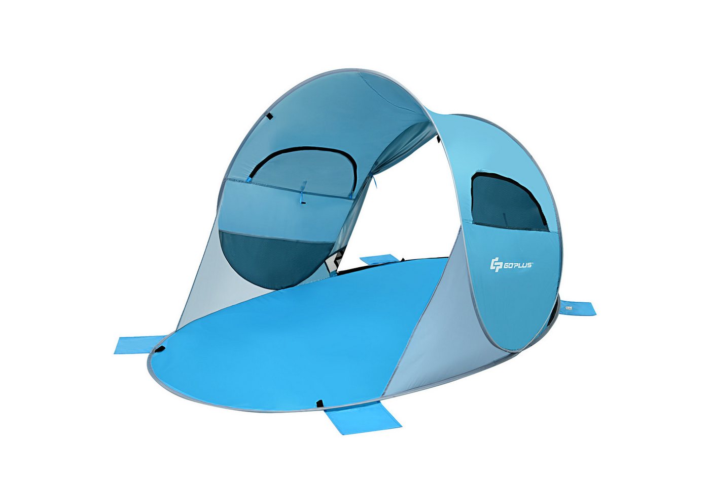 COSTWAY Strandmuschel Pop Up Strandzelt, Personen: 4, mit Tragetasche, Sandtaschen COSTWAY Strandmuschel Pop Up Strandzelt, Personen: 4, mit Tragetasche, Sandtaschen von COSTWAY