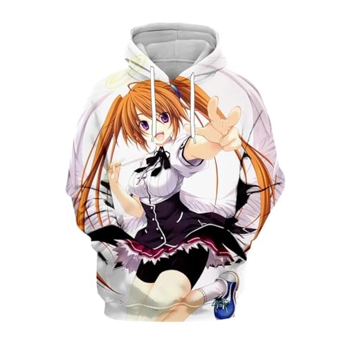 COSXHF Anime High School DxD 3D Prints Hoodie Herbst Winter Langarm Sweatshirt Neutral Streetwear Harajuku Sportswear Y2K Kleidung-COLOR-11||XXS von COSXHF