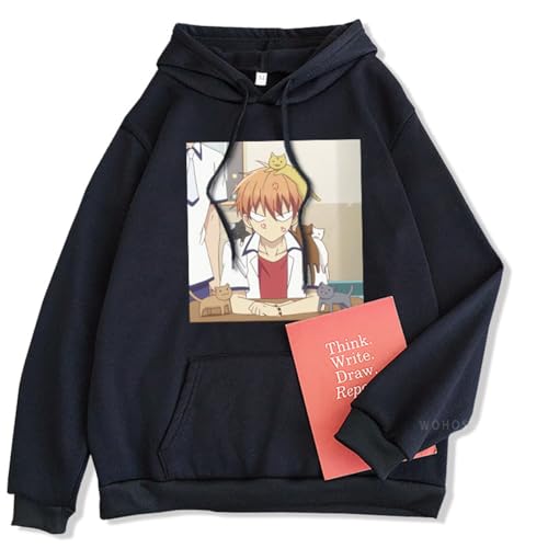 COSXHF Fruit Basket Anime Kinder Größe Jungen Mädchen Sweatshirt Harajuku Streetwear Der Dämon Mädchen Von Nebenan Kleidung-Color-1||3XL von COSXHF