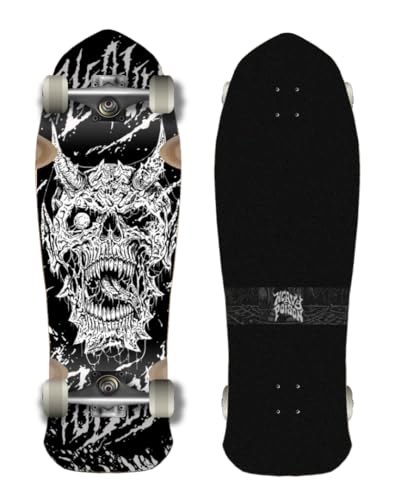 Heavy Poison Skateboard Komplett-Set Old School Dämon Dark Ajime 9,85 x 31,10 von COUNTRY BASQUE INGURUASAKARI INDUSTRY