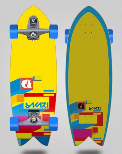 Sakari Surfskate Complete with Surfskate T12 Tadeo 32 Fish von COUNTRY BASQUE INGURUASAKARI INDUSTRY