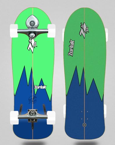 Zorlak Surfskate Complete with Buri Surfskate Skateboard Trucks - Greetingman Holy 9x31 von COUNTRY BASQUE INGURUASAKARI INDUSTRY