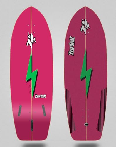 Zorlak Surfskate Deck Monopatin Skateboard - Melo 30 Fat Tail von COUNTRY BASQUE INGURUASAKARI INDUSTRY