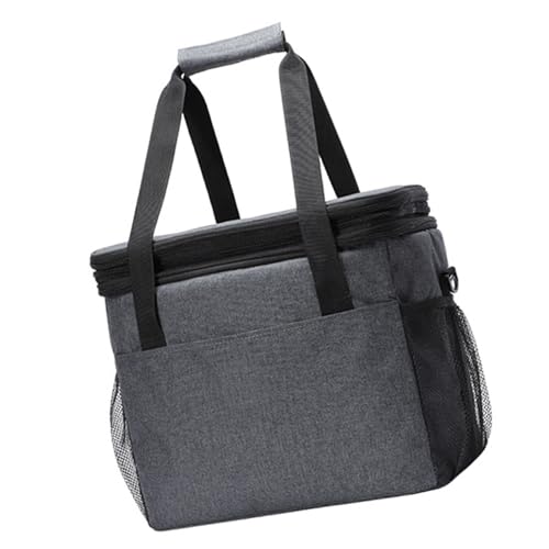 10/15/23L Lunchtasche Thermotasche Isolierte Lebensmittelkühltasche Doppellagige Lunchbox Große Kapazität Picknicktasche für Arbeit von CPAOWEHF