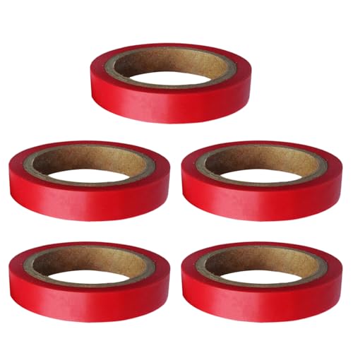 CPAOWEHF 5 Rollen Grip Finishing Tape Schweißversiegelung Spezialband Tape Tennis Grip Schlägerband Sticky Seal Für Tennis Badminton von CPAOWEHF