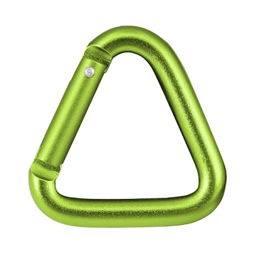 CPAOWEHF Aluminiumlegierungen Outdoor Dreieckiger Karabiner Karabiner Clip Schlüsselanhänger Clip Für Rucksackreisen Camping Wandern Reisen von CPAOWEHF