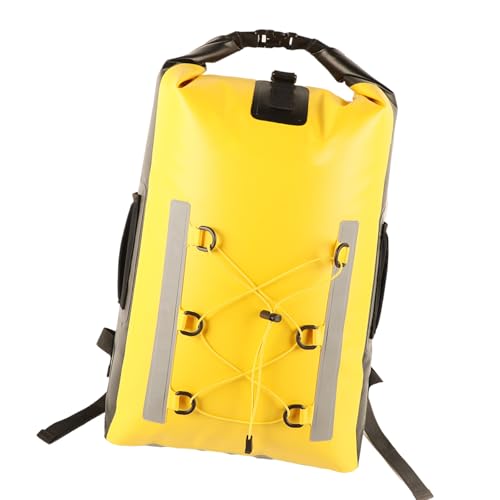 CPAOWEHF Dry Bag Rucksack, 30 l, mit Netztasche, verstellbarer Riemen, Trockensack, wasserdicht, groß, leicht, Trockenrucksack von CPAOWEHF