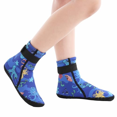 CPAOWEHF Kindersocken Wassersocken Warm Halten Sandsocke rutschfest Neoprenanzüge Thermosocken Wassersport Schwimmen Surfen von CPAOWEHF