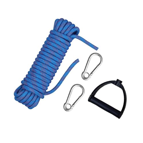 CPAOWEHF Wasser-Ski-Seil mit Griff und Karabiner-Schnallen, Nylon-Abschleppseil, Schlittenwagen, Zugseil, Wakeboard-Seil, Wassersportschnur von CPAOWEHF