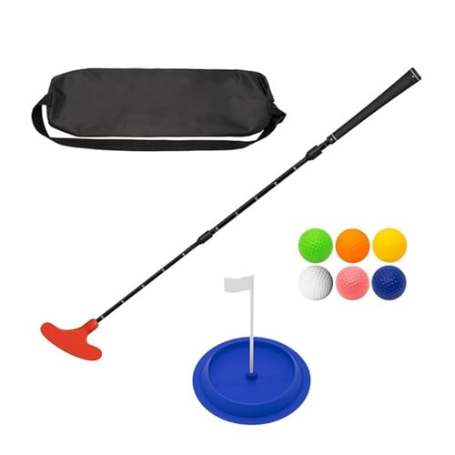 CPAOWEHF Zwei-Wege-Golf-Putter mit Golfschlägern und Puttingscheibe, verstellbare Länge, Kinder-Putter für Rechts- und Linkshänder von CPAOWEHF