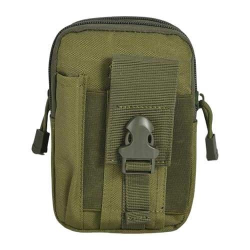 Oxford-Gurtbandbeutel, Hüfttasche, vielseitig einsetzbar, Outdoor-Camping, Handy-Tasche mit Aufsätzen für Wandern, Camping, Jagd, grün von CPAOWEHF