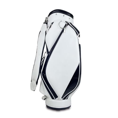 Golf Reisetaschen Golfschlägertaschen mit großer Kapazität, tragbare Golf-Tragetasche, gepolsterter Schultergurt, Golfwagentasche als Geburtstagsgeschenk(White) von CQAHDSEVF