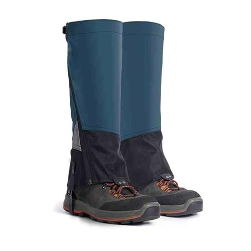 Schneestiefel-Wanderleggings, verstellbare, atmungsaktive Gamaschen, Schneegamaschen, Ski-Leggings, Reißverschluss-Design, TPU-Schnallenriemen, geeignet for Schneeschuhwandern, Wandern, Bergsteigen(Co von CQCCQ