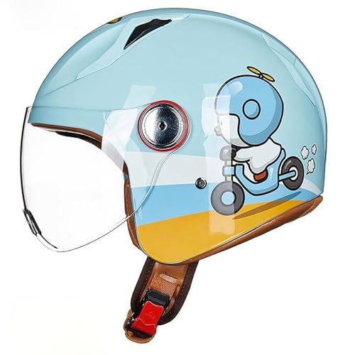 Kinder-Fahrradhelm Alter 4–12 Verstellbarer Fahrradhelm Für Jungen Und Mädchen DOT FMVSS-218-Geprüft Leichter Skateboard-Helm Kinder-Sicherheits-Multisporthelm B,(48-55CM) von CQHZCL