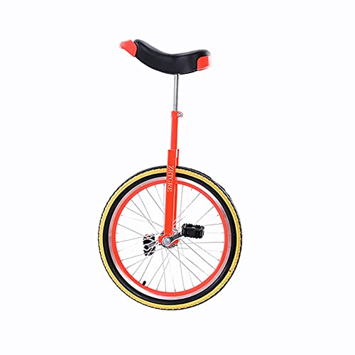 Einrad für Erwachsene und Kinder, sicheres und stabiles Einrad mit verstellbarem Sitz, Trainer-Einrad für Erwachsene, Anti-Rutsch- und Drop-Reifen-Balance-Radfahren, geeignet für Einräder für Kinder von CQLXZ