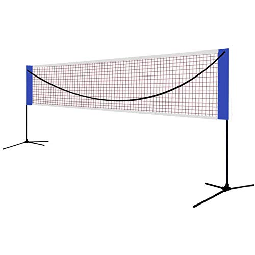 Multisport-Kombinetz, Tennisnetz mit robuster Tragetasche, tragbares Multisport-Kombinetz, einfach aufzubauendes Roll-A-Netz für Tennis oder Badminton von CQLXZ