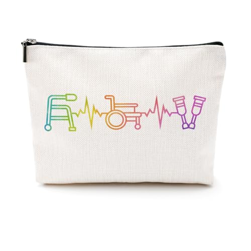 CQM Physiotherapeuten-Geschenk, Physiotherapie, Make-up-Tasche, Ergotherapie, Geschenk, Kosmetiktasche, Dankeschön-Geschenk, Mehrfarbig 0699, 9.6 x 7.4 inches von CQM