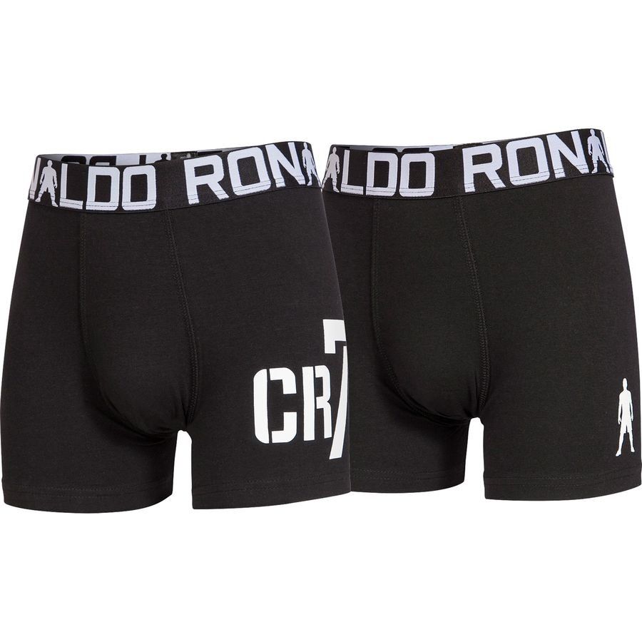 CR7 Boxershorts 2-er Pack - Schwarz Kinder von CR7 Underwear